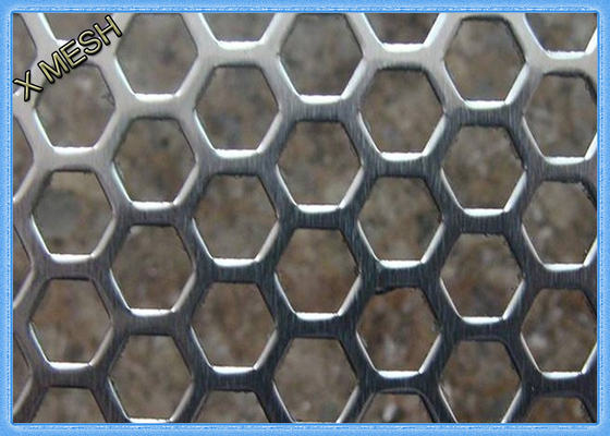 아노다이징 육각 천공 알루미늄 시트 / 스크린 1.5mm 두께